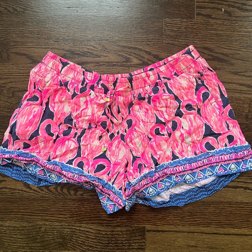 Lily Pulitzer Flamingo shorts size small